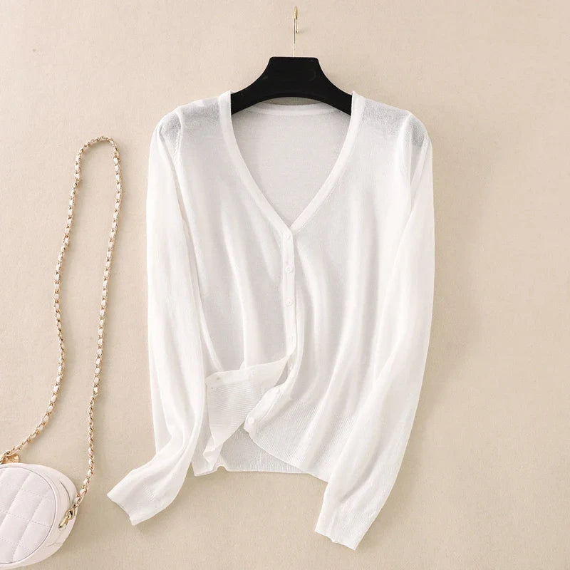 Josephine Ice Silk Cardigan