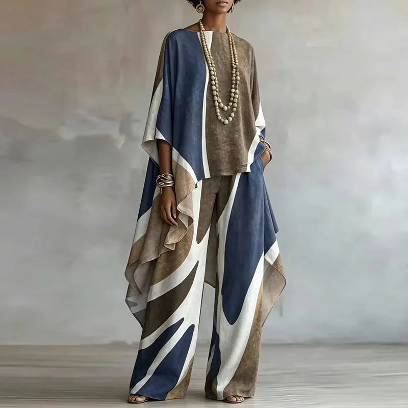 Ophelia Abstract Trouser Set