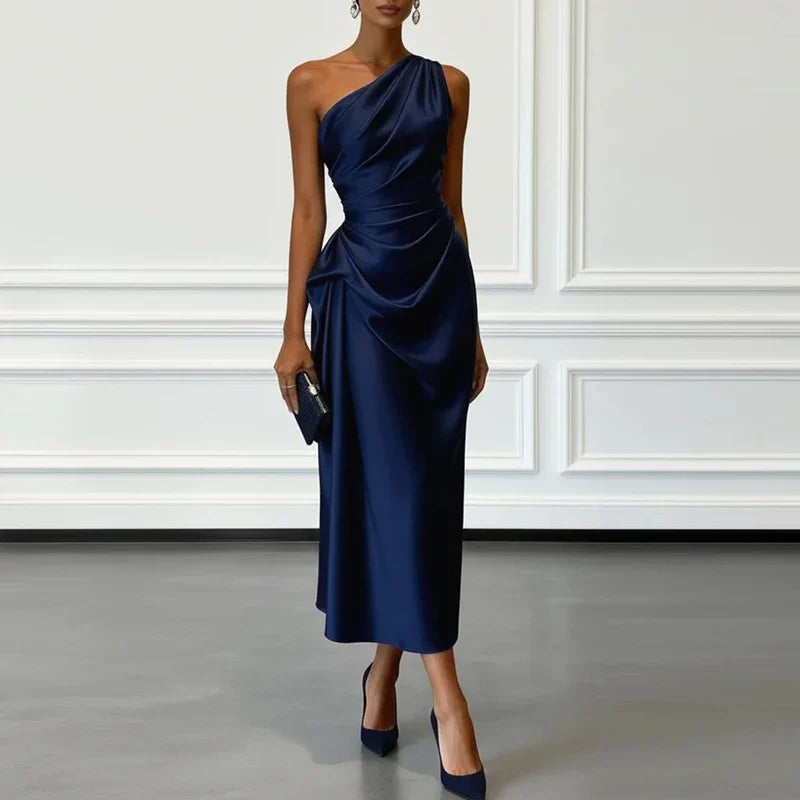 Gracia Satin Wedding Guest Dress