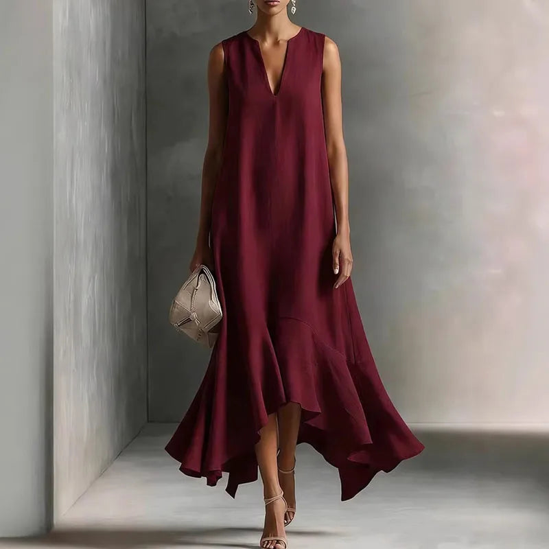 Charlotte V Neck Flowy Sundress