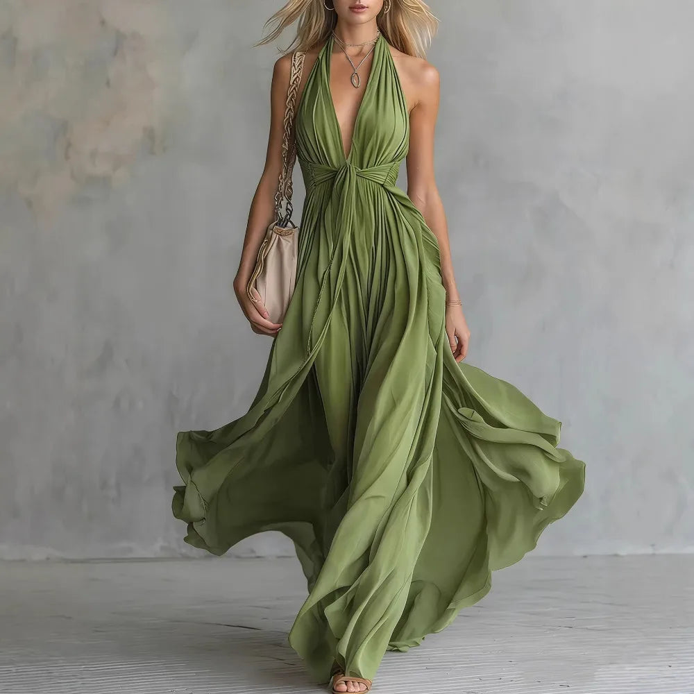 Roselyn Flowy Evening Dress