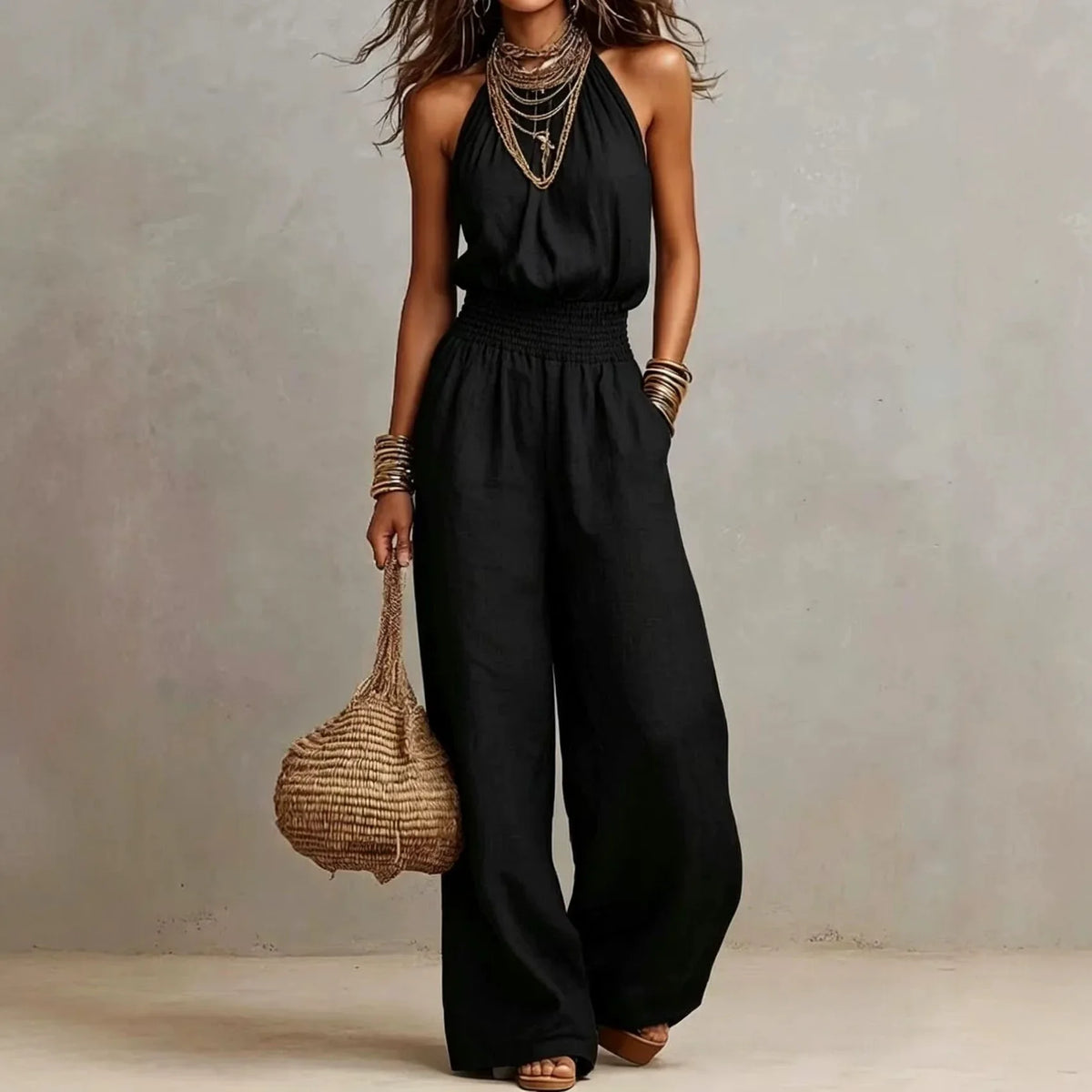 Lorena Flowing Wide Leg Jumpsuit