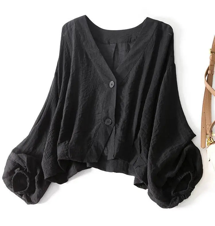 Hazel Summer Linen Blouse