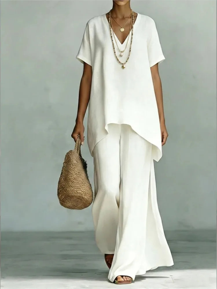 Valerie Linen Two Piece Set