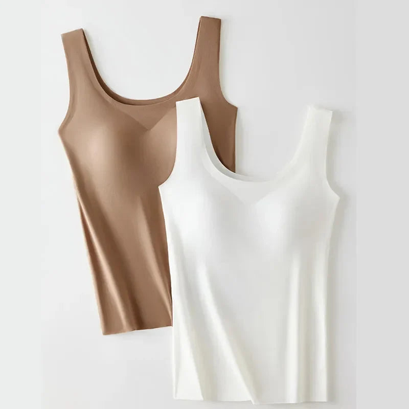 Seamless Built In Bra Tank Top