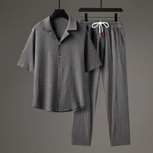Victor Linen Two Piece Set