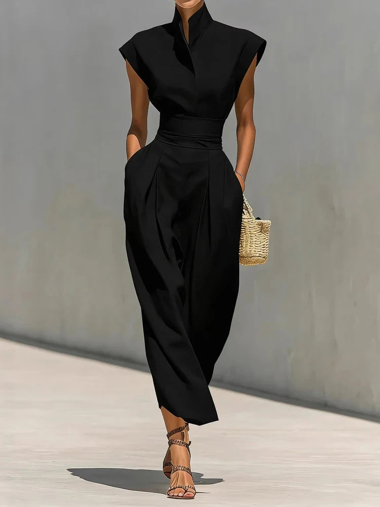 Emma Structured Midi Dress