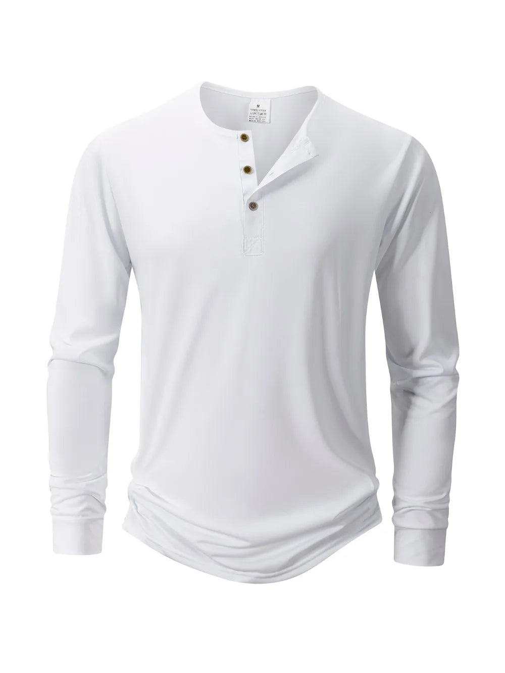Marco Henley Long Sleeve Neckline Shirt