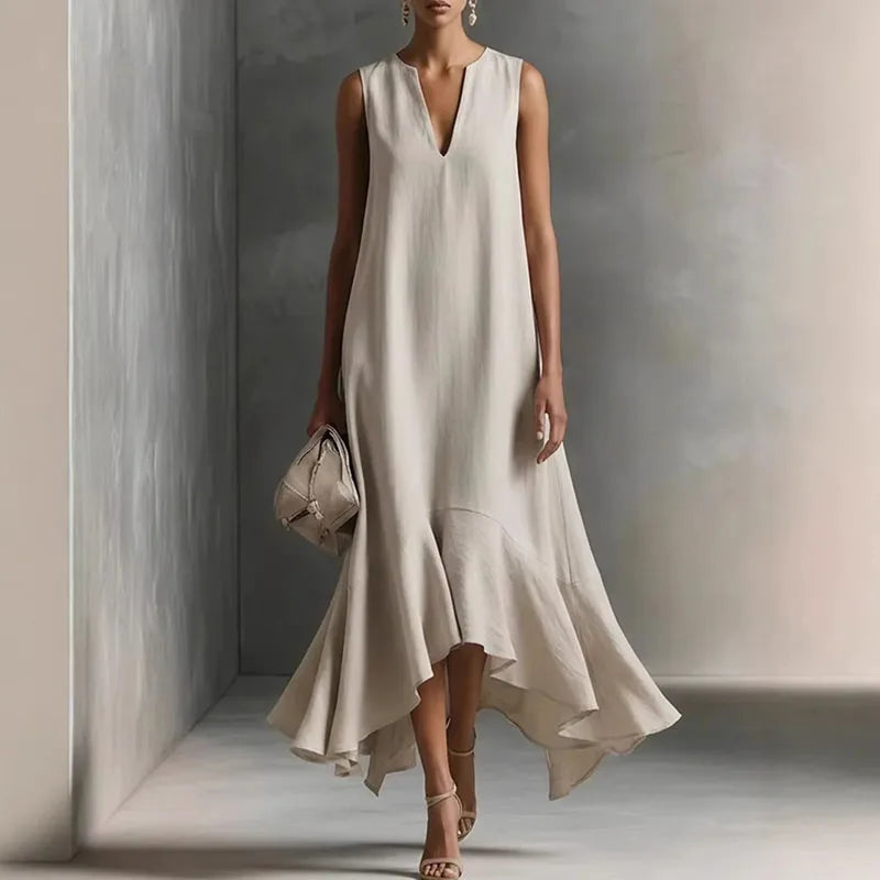Charlotte V Neck Flowy Sundress