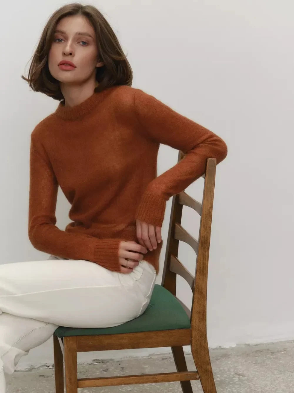 Kayla Mohair Knit Sweater