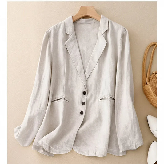 Amelia Linen Blend Blazer