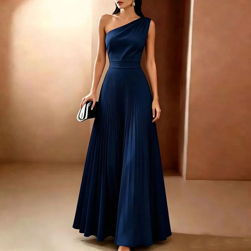 Celina One Shoulder Maxi Dress