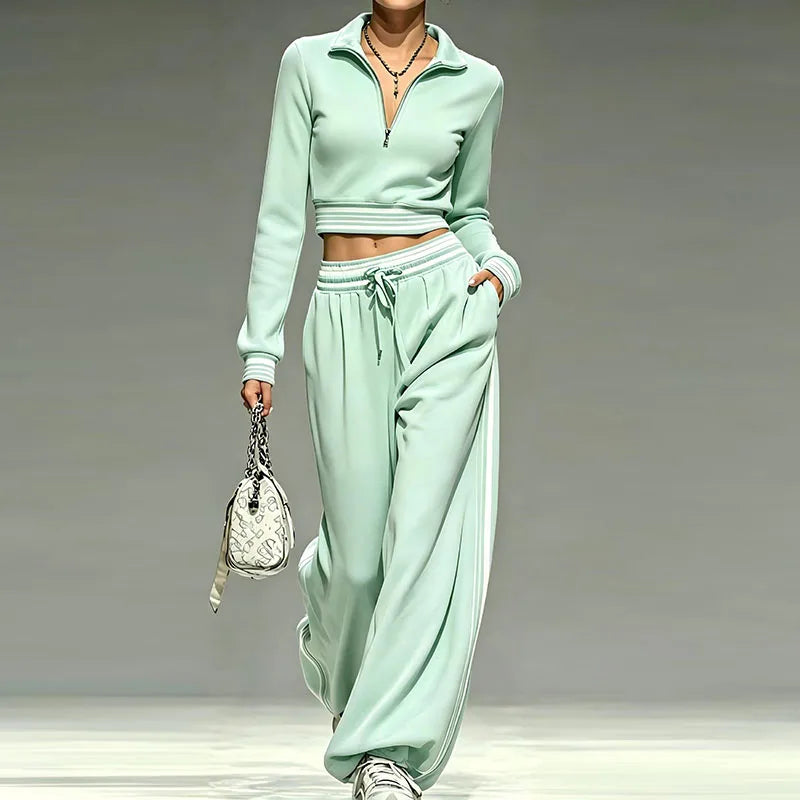 Roslie Relaxed Zip Activewear Set