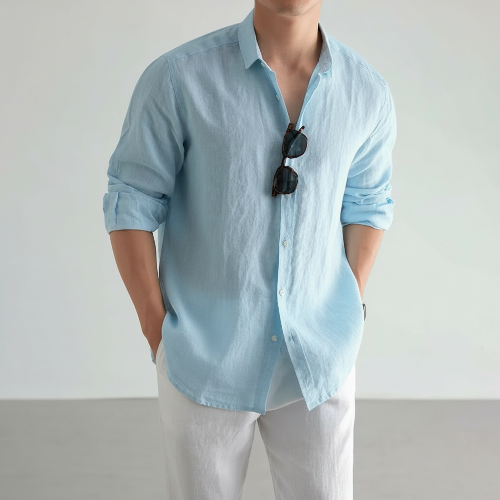 Shoreline Breeze Linen Shirt
