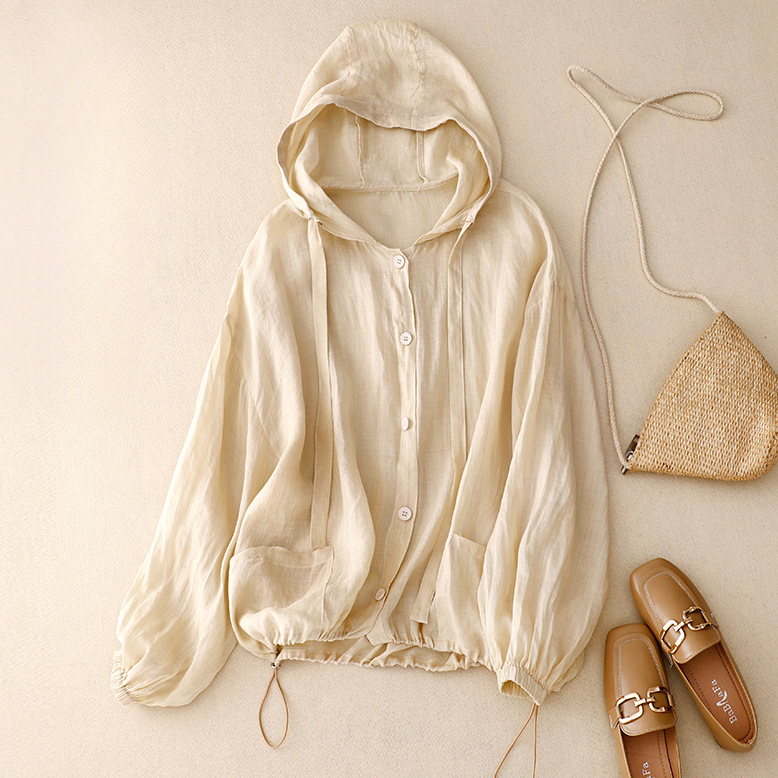 Seraphina Taylor Linen Hoodie