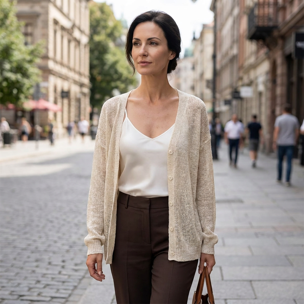 Helena Open Knit Cardigan